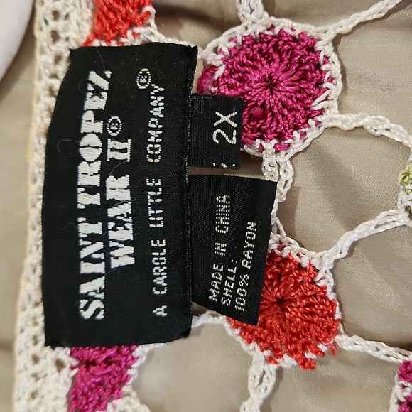 Saint Tropez Crochet Top/Cardigan - Picture 2 of 9